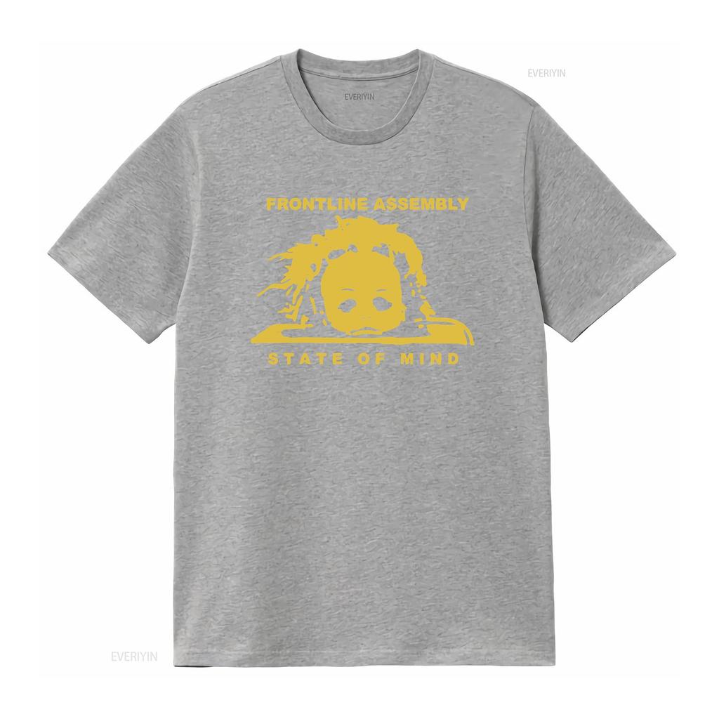 New Front Line Assembly State Of Maind Classic Unisex Unisex T Shirt Size S 5xl Vintage Fashion Stylish Streetwear