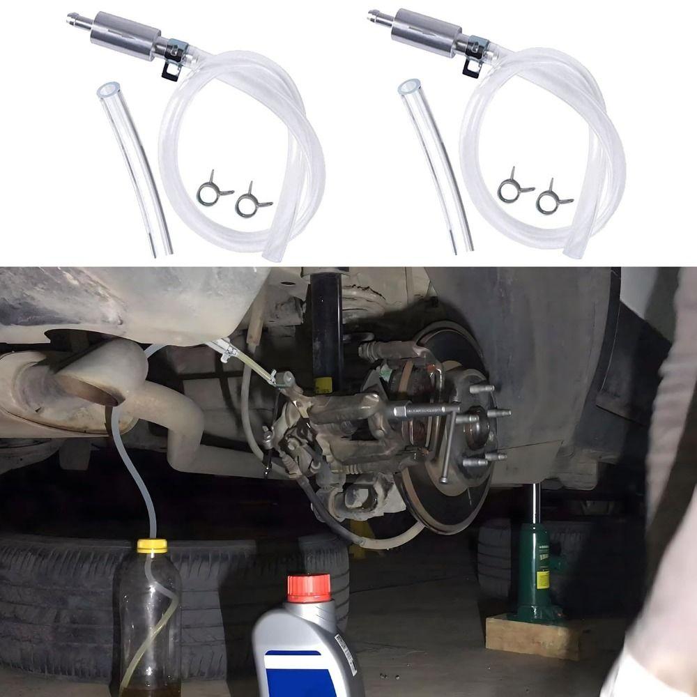 2Pack One Way Check Valve Motorcycle Brake Bleeder Hose Kit  Clutch Fluid Replacement