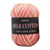 50g Knitting Crochet Milk Soft Baby Cotton Yarn Knitwear Craft DIY 23 Color