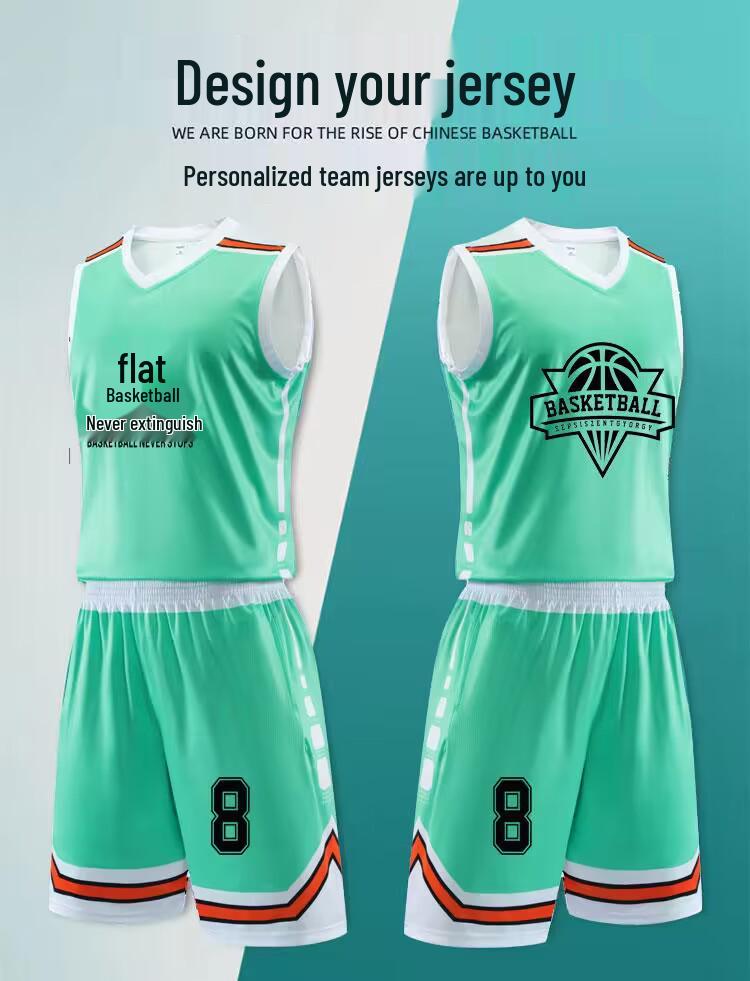 Custom Kids' Basketball Jersey Set - Personalized with Number for Cross-Border Competition Training