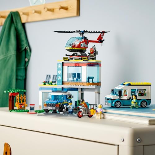 LEGO City Emergency Headquarters 60371 Toy Blocks Gift for Police and City Building Boys and Girls Ages 6 and Up