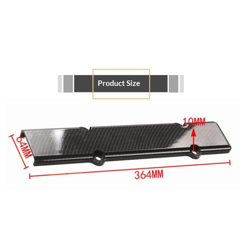 1Pcs ABS Carbon Fibre Look Valve Cover Spare Plug Insert Car Modification Accessories Engine Cover For B18 B16 B SERIES VTEC