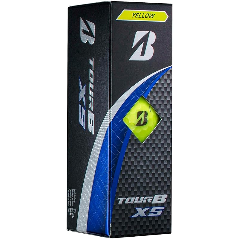 

BRIDGESTONE golf ball TOUR B XS 2024 model sleeve box Contains 3 balls yellow S4YXJ