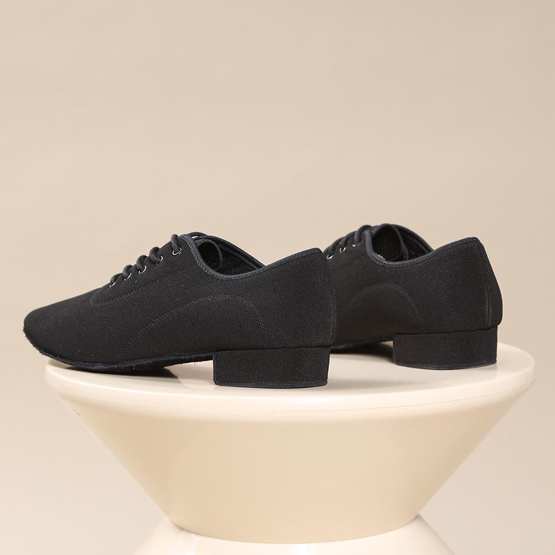 Pánské taneční boty na středním podpatku s měkkou podrážkou pro čtvercový tanec, moderní tanec, standardní tance, latinskoamerické tance, tango, quickstep, jive, býčí zápasy