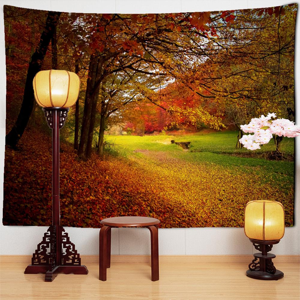 Schöne moderne Landschaft Ölgemälde Wandteppich hängen psychedelische Kunst Boho ästhetischen Raum TV Hintergrund Dekor