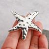 Sparkling Big Star Necklace for Women Teen Girls Starfish Pendant Summer Jewelry Gift Clavicle Chain Collar Necklaces