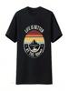 Unisex River Floating Retro Life Is Better At The Camping  T Shirt Black X Large Vintage Washed Stylish Streetwear