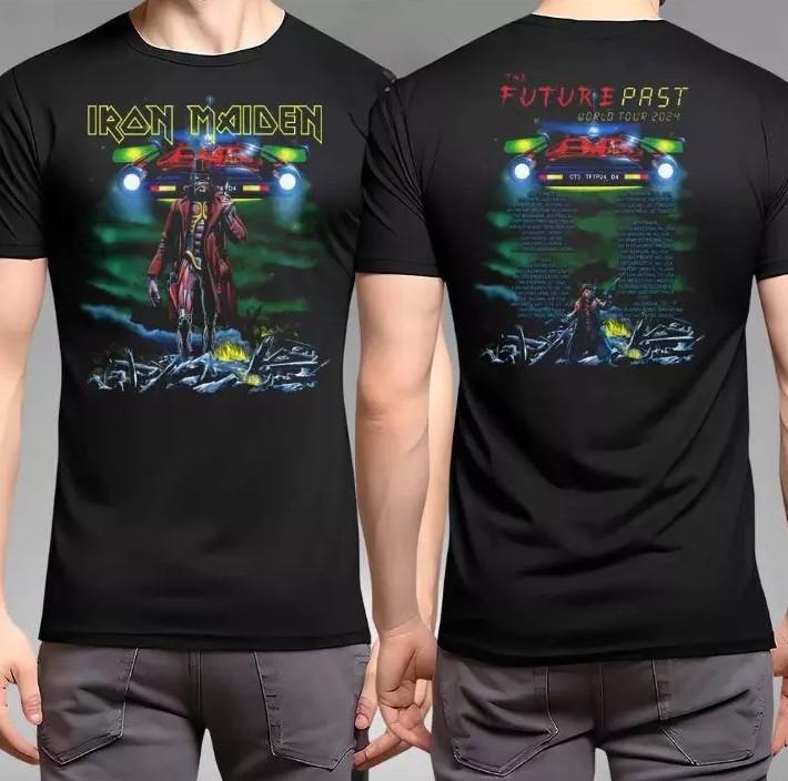 Iron Maiden Band Tee – The Future Past 2024 Tour Official T-Shirt