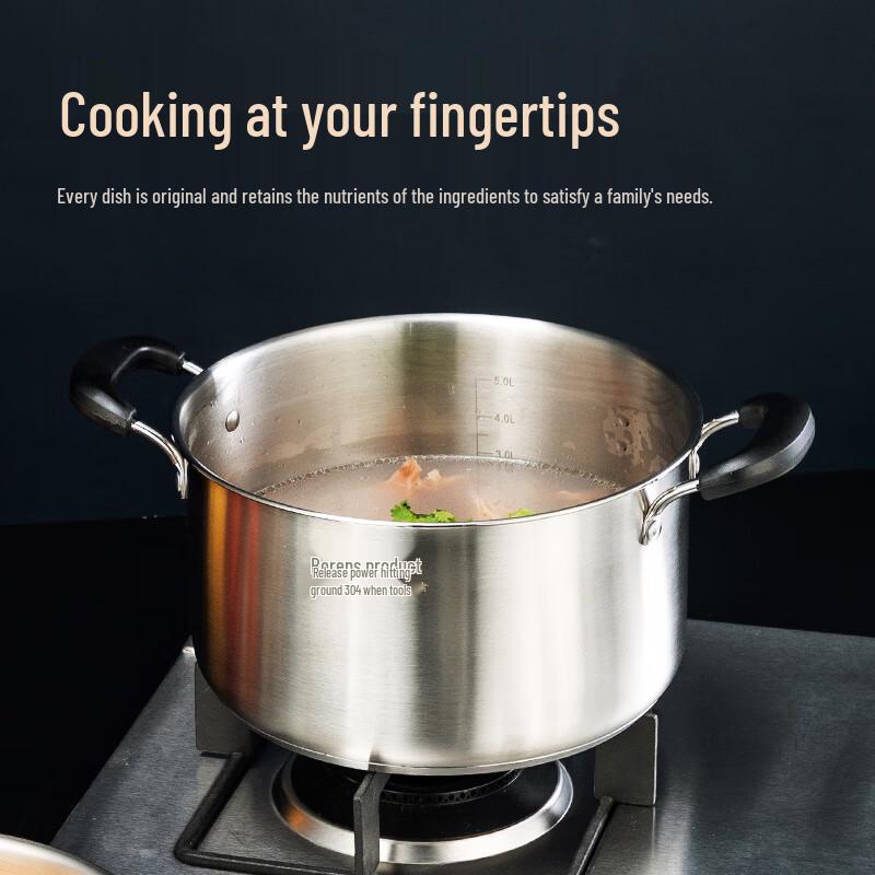 Berens 22cm European Style Stainless Steel Soup Pot