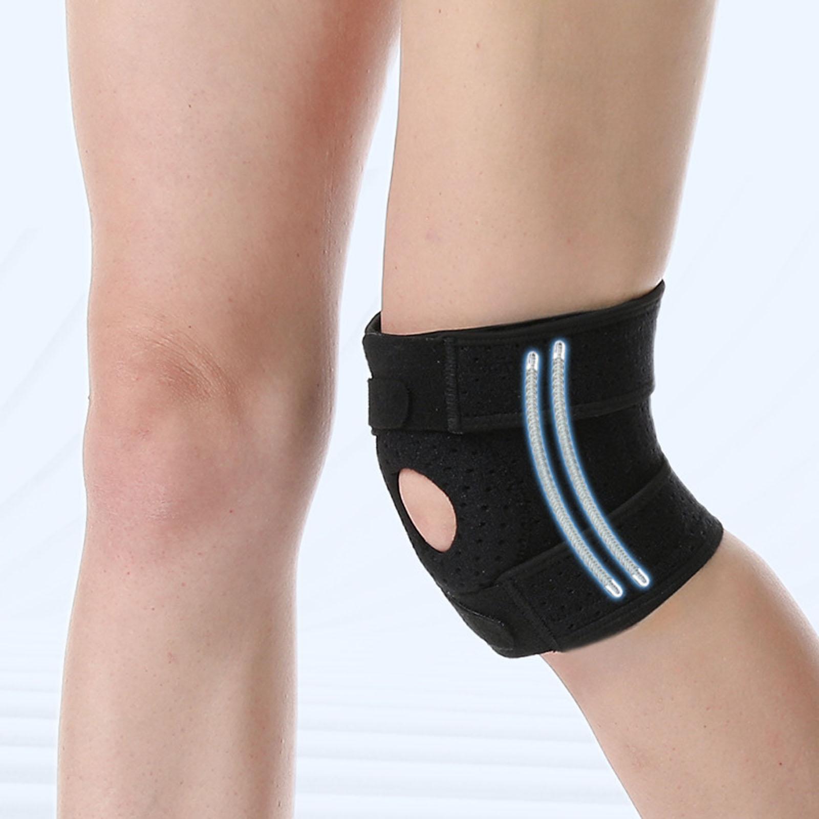 

Наколенники и ремни для коленной чашечки - Спортивные беговые наколенники, Высокопроизводительное спортивное снаряжение для поддержки колена (унисекс) One Size