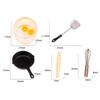 7Pcs/Set 1:12 Scale Dollhouse Miniature Food Toy Mini Kitchen Accessories Rolling Pin Frying Pan Eggbeater Doll House Model