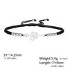 Lucktune Snake Charm Bracelet Stainless Steel Animal Shape Women's Hand Bracelet Adjustable Handmade Rope Jewelry Party Gift