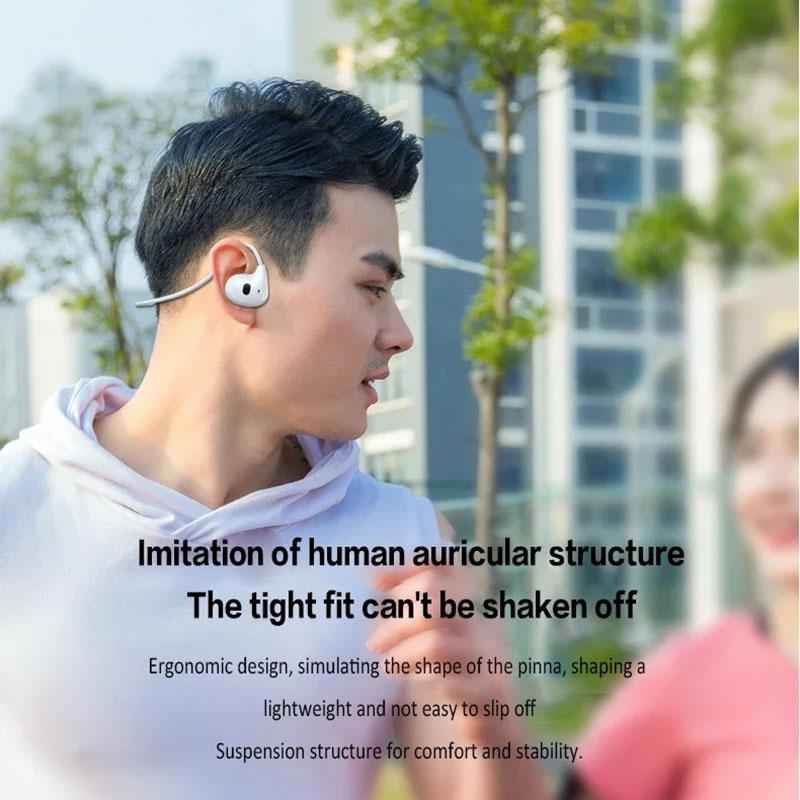 Bezprzewodowe słuchawki Bluetooth 5.3 Słuchawki z przewodnictwem powietrznym Wodoodporny zestaw słuchawkowy Stereo Nauszne Słuchawki sportowe Słuchawki douszne z mikrofonem