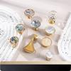 Nature Crystal Chakra Stone Furniture Drawer Handles Dressing Decorative Box Kitchen Cabinet Knobs And Door Pull Reiki Healing
