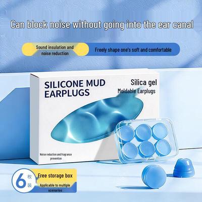 Tappi per le orecchie in silicone malleabile per dormire e nuotare