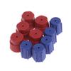 5 Pairs, M8*1 M10*1 A/C Service Port Valve Adapter Dust Cap