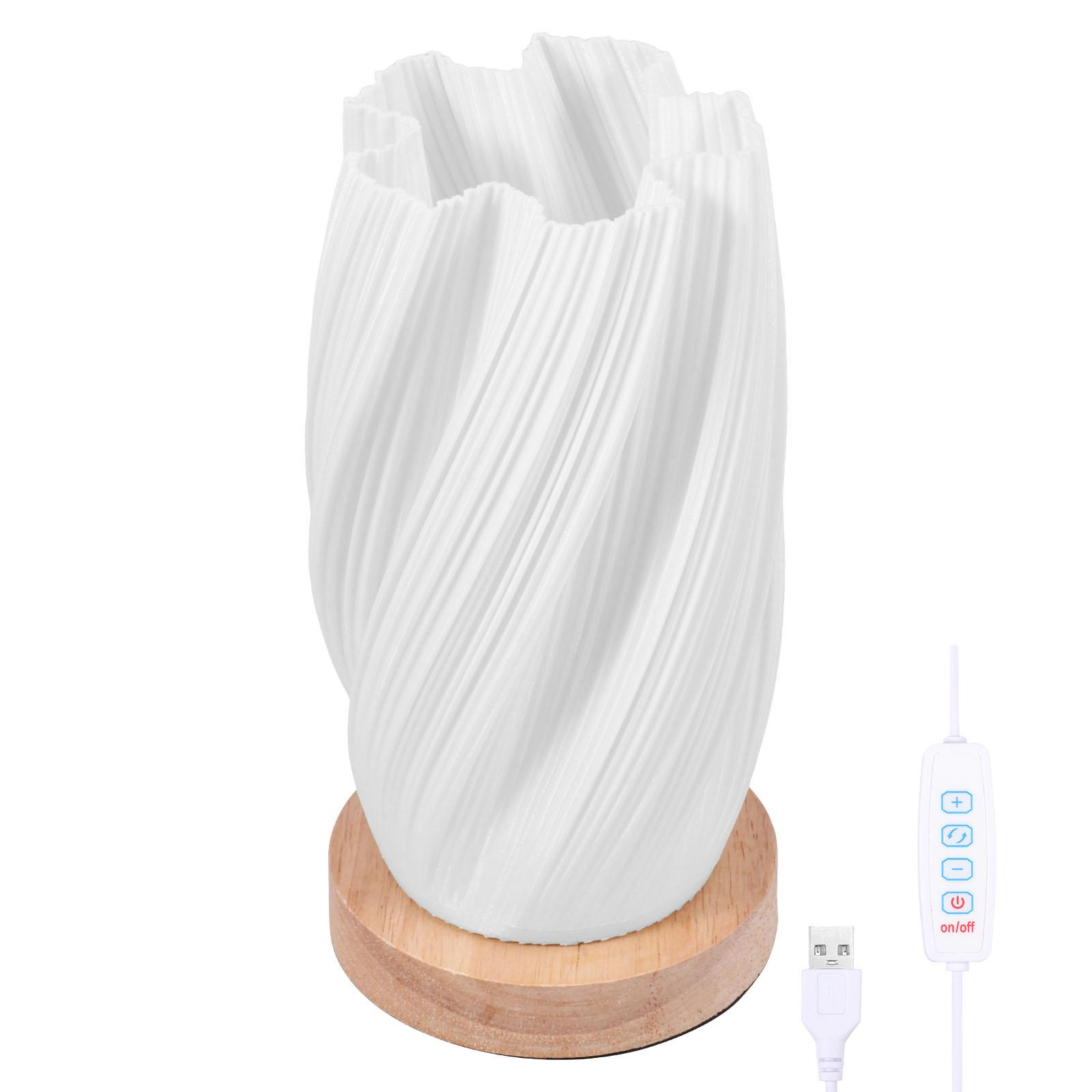 

Bedside Lamp 3Color Adjustable Night Light USB Charging Touch Control Nightstand Lamp with Wood Base for Bedroom Home Decoration