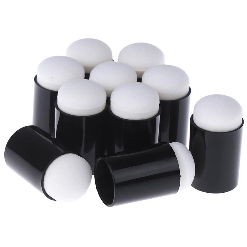 

10 шт. Губка для пальцев, пена для нанесения чернил, мела, окрашивания, художественный инструмент