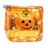 Portable Stress Ball Halloween Ghost Cube Squeeze Toy, Pumpkin Bat Relief with Clear Toy Snowflake, Hand Relaxation Sensory for Party Favors