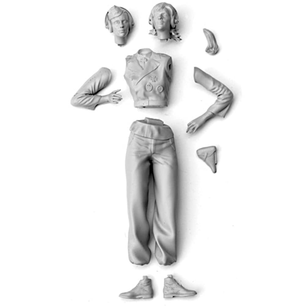 Sol Model 1/35 Scale Resin Kit MM355 Female Pilot Crew Tank IV (Molded Color)