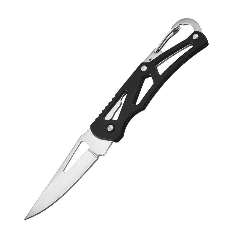 Folding Fruit Knife, Stainless Steel Outdoor Knife with Non-slip Handle for Kitchen Accessories Pocket Knife