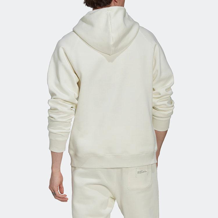 Adidas New Fleece Hoodie Casual Daily Sweatshirt Men Off-White HG2073
