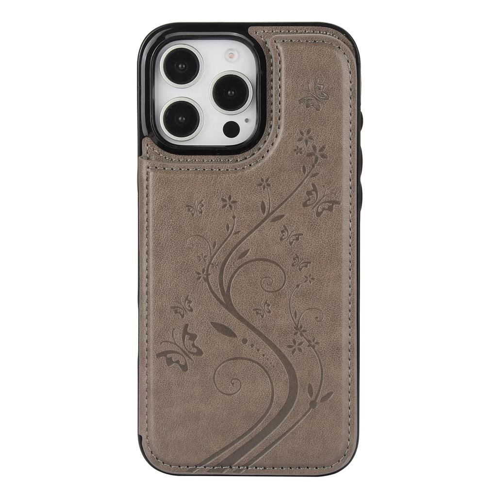 Wallet with Card Holder Kickstand Leather Phone Case for iPhone 16 15 Pro Max Plus Shockproof Protective Cover