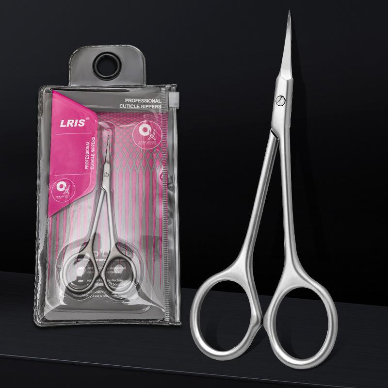 

Ножницы для кутикулы из нержавеющей стали, для удаления омертвевшей кожи, кусачки для дизайна ногтей, русские ножницы для маникюра, ножницы с изогнутым кончиком серебряный