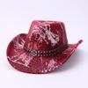 Retro Snake Cowboy Hat Men'S And Women'S Top Hats, Sunshade And Sun Protection, Big Eaves, Western Cowboy Hat, Jazz Hat.