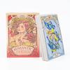 Romantic Lenormand Oracle Cards 37Pcs Deck English Vision Art Nouveau Floral Motifs for Party Board Playing Games