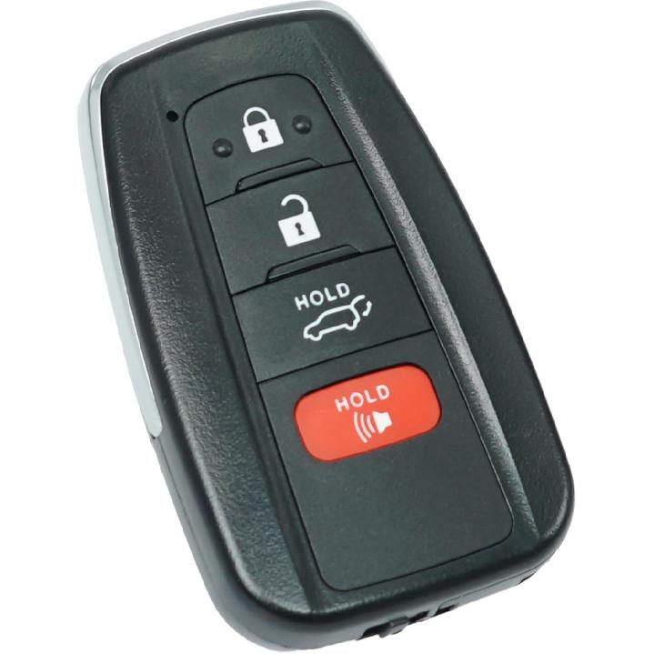 Key Fob Shell Case Replacement Fits for Toyota Highlander RAV4 RAV-4      Keyless Entry Remote Control 4 Button Pad Cover for SUV