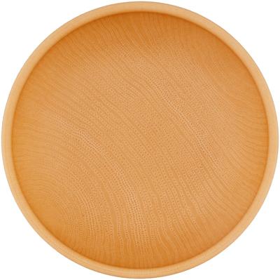 Showa NH Home Wood-Grain Round Resin Plate, S, Natural, 15 Cm, 4979460