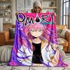 Omori Ultra Soft Flannel Throw Blanket Warm Cozy Blanket for Bed Couch or outdoor best gift