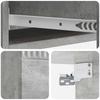 Wall Mounted Side Table Concrete Grey 87.5 x 34.5 x 17 cm