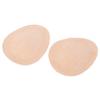 3 Pairs Cushioned Metatarsal Pads Shock Absorbing Self Adhesive Faux Leather Arch Forefoot Pads for Blisters Calluses Corns Apricot