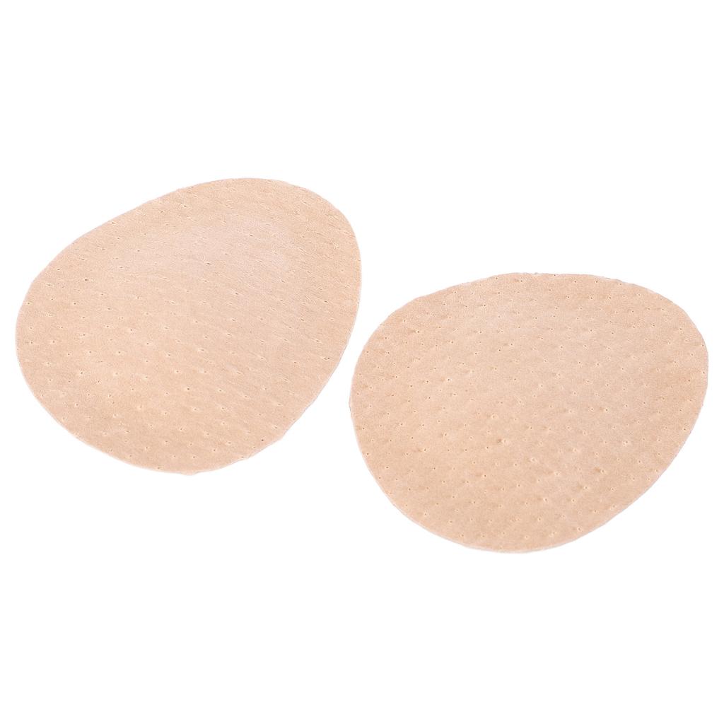 3 Pairs Cushioned Metatarsal Pads Shock Absorbing Self Adhesive Faux Leather Arch Forefoot Pads for Blisters Calluses Corns Apricot
