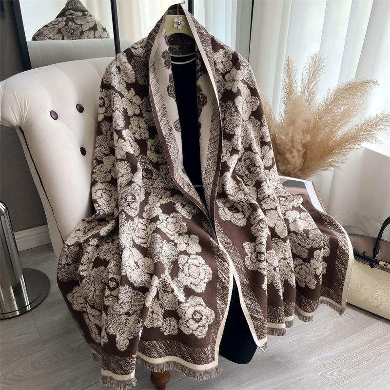 Cashmere Scarf for Women Thick Warm Winter Blanket Brand Female Luxury Quality Shawl Wrap Bufanda Poncho Echarpe Pashmina