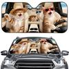 Creative Summer Aluminum Foil Car Windshield Sunshade