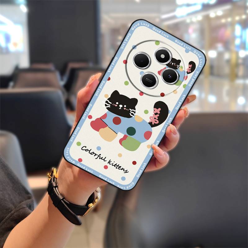 Protective Full Wrap Phone Case For Redmi 14C 4G/14R 5G/A3 Pro 4G/POCO C75 Graffiti Anti-knock Phone Pouch Soft Case TPU