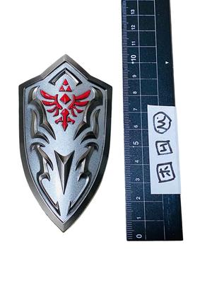 Tarcza Gwardii Imperialnej Mini Broń Miecz ze Stopu, Włócznia, Łuk, Strzała, Tarcza, Katana, Topór, Pistolet, Akcesorium, Brelok, Figurka, Wnętrze, Lalka, Wystawa,