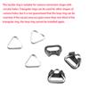 2Sets Belt Hook Camera Shoulder Strap Triangle Split Ring Strap Replacement Camera Buckle Accessories For Camera Strap