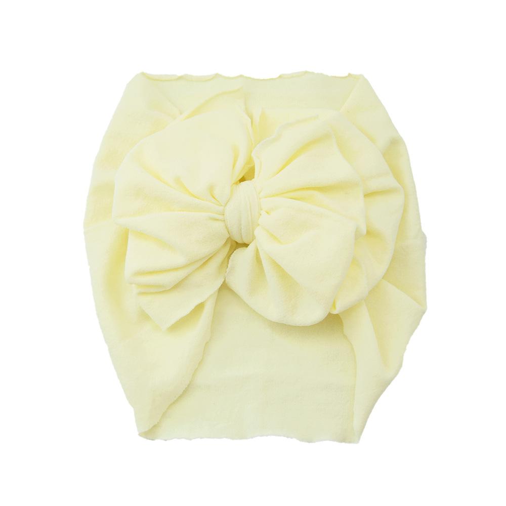 Baby Hair Accessories Nylon Big Bow Children'S Headband Super Soft Wide Headband Baby Stockings Headband