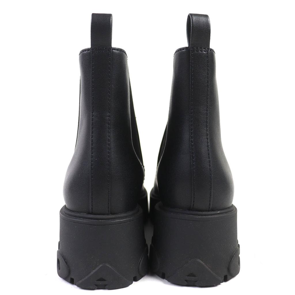 Excellent COACH short boots Lead Booties Side gore ankle boots black 6.5 CM588 Used