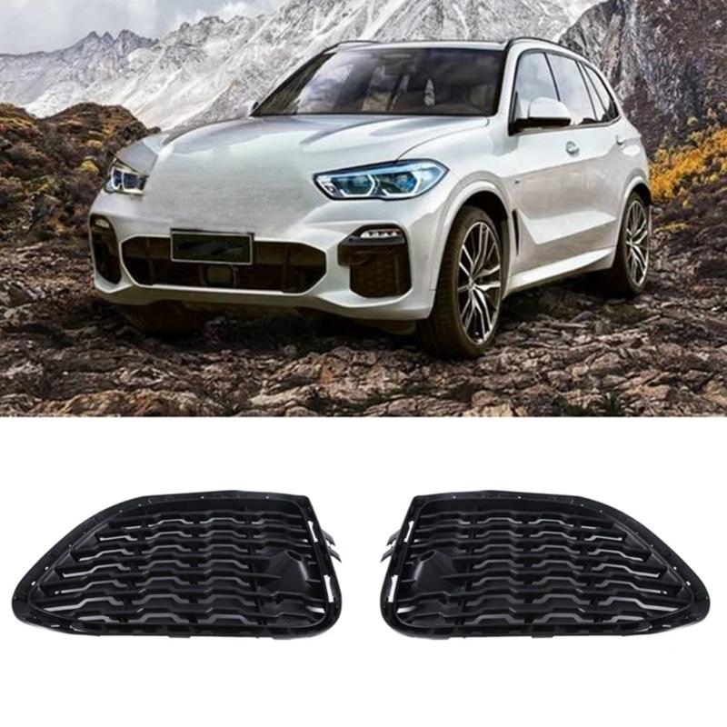 Left/Right Side Front Bumper Windscreen Fog Lamp Grille for F25 F26 Replace 51118056941 51118056942 Fog Lamp Frame