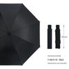 Red Leaf Three-Fold PG Black Glue Umbrella