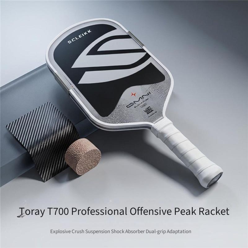 SCLEIKK Omni Pickleball Paddle 16mm T700 Termoformet Kulfiber Professionel EPP Skumkerne Turneringsketsjer