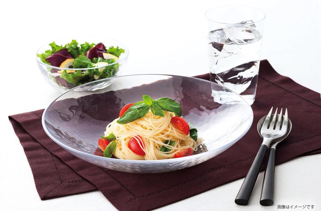 Toyo Sasaki Glass Plate Gracieux Ball 17 Set of 36 Made in Japan Dishwasher Safe Deep Plate Medium Bowl Glass Plate Round Plate Utensil Plate