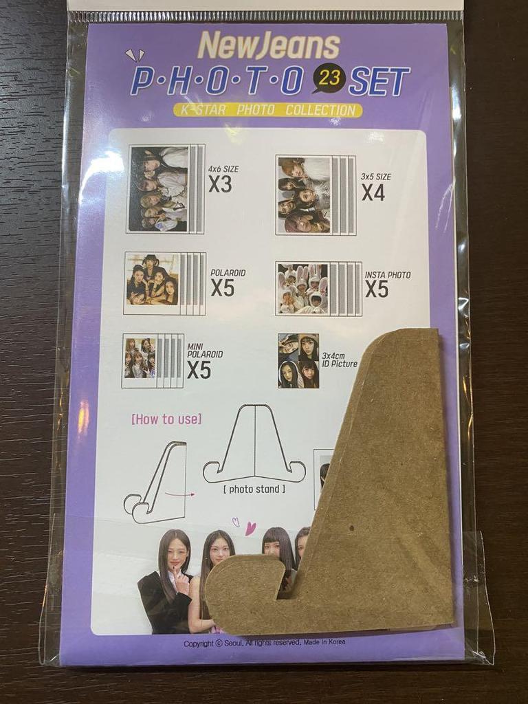 [USED] NewJeans 3-piece set (mini memo pad, photo set, stickers & memo paper)