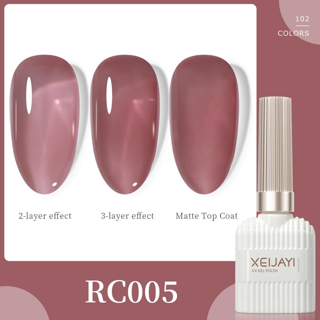 New Trendy 102 Colors of Long-lasting Gel Nail Polish for Women, Suitable for Professional Nail Salons.