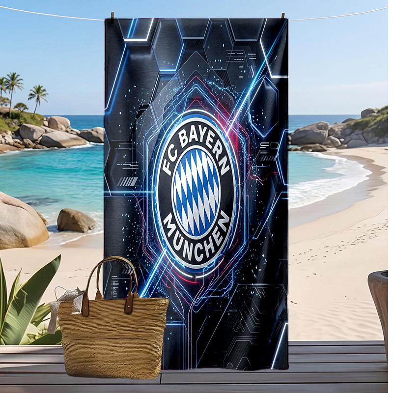 Bayern Munich Printed Beach Towel Quick Dry Soft TowelPortable Large Rectangular Beach Blanket for Travel Swimming Pool